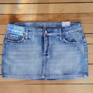 American Eagle Outfitters Light Blue Denim Mini Skirt